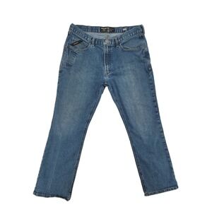 Ariat Rebar M4 Relaxed Bootcut Jeans 38x32 Mens Workwear Durable Denim